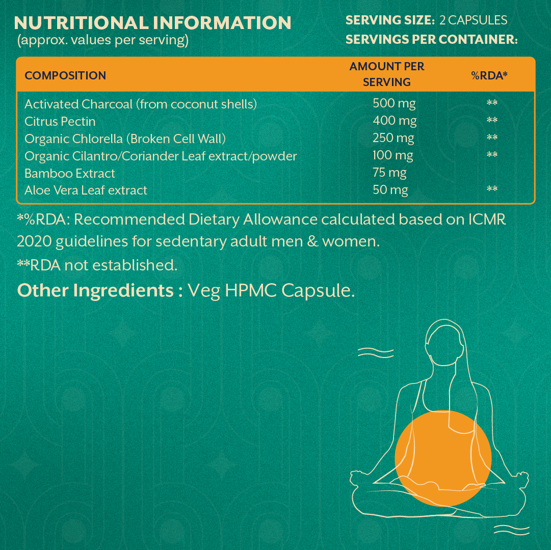 Natural Detox Binder for Heavy Metals & Toxins