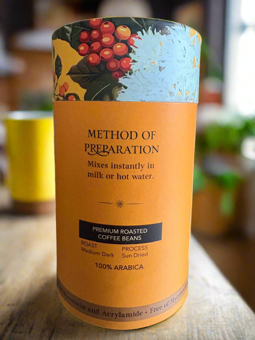 The Yellow Bohemian Freeze Dried Organic Instant Coffee Granules - 150 gm