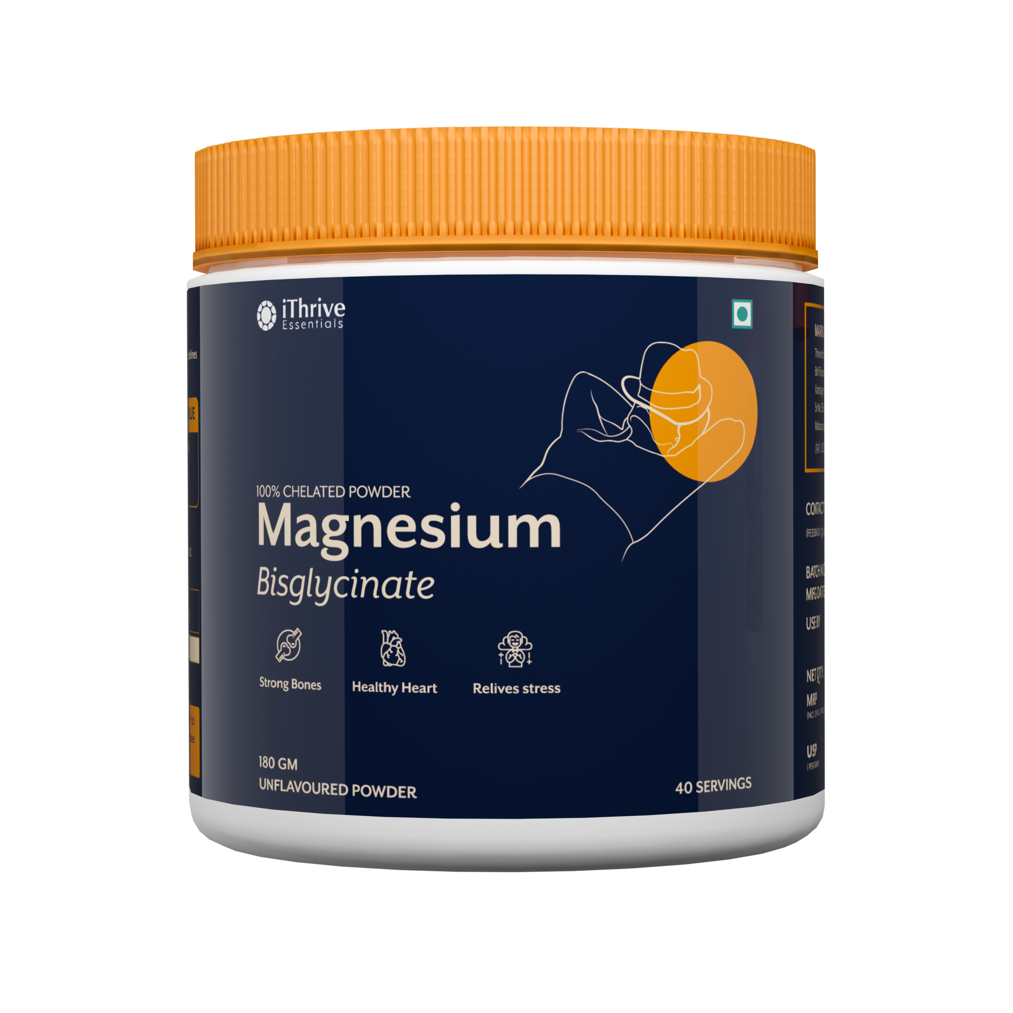 Magnesium Bisglycinate Powder - 180gm