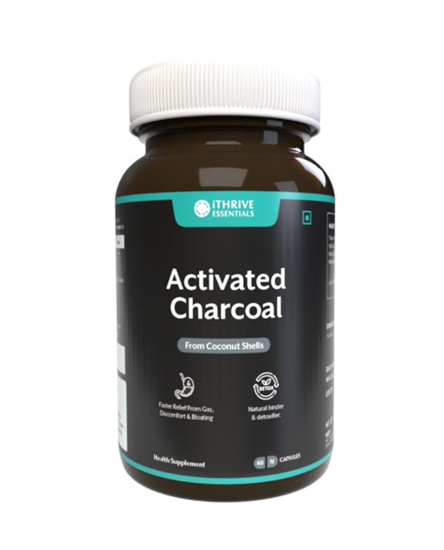 iThrive Essentials Activated Charcoal – 60 Capsules iThrive Essentials