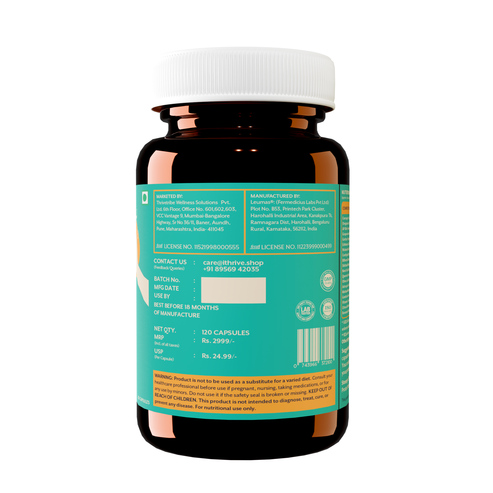 Immune Support - Strengthen Your Immunity | 120 Capsules