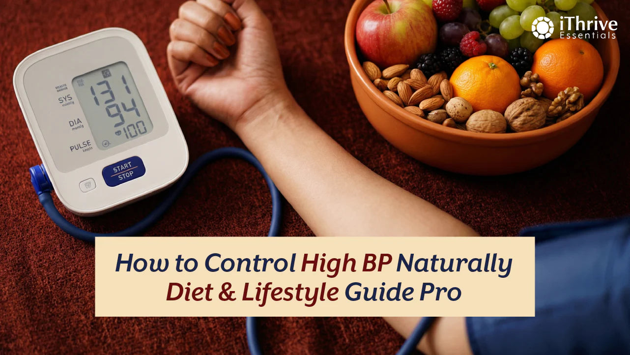 How to Control High BP Naturally: Diet, Lifestyle & Supplements