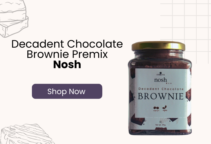 iThrive Nosh Chocolate Healthy Sugar Free Brownie