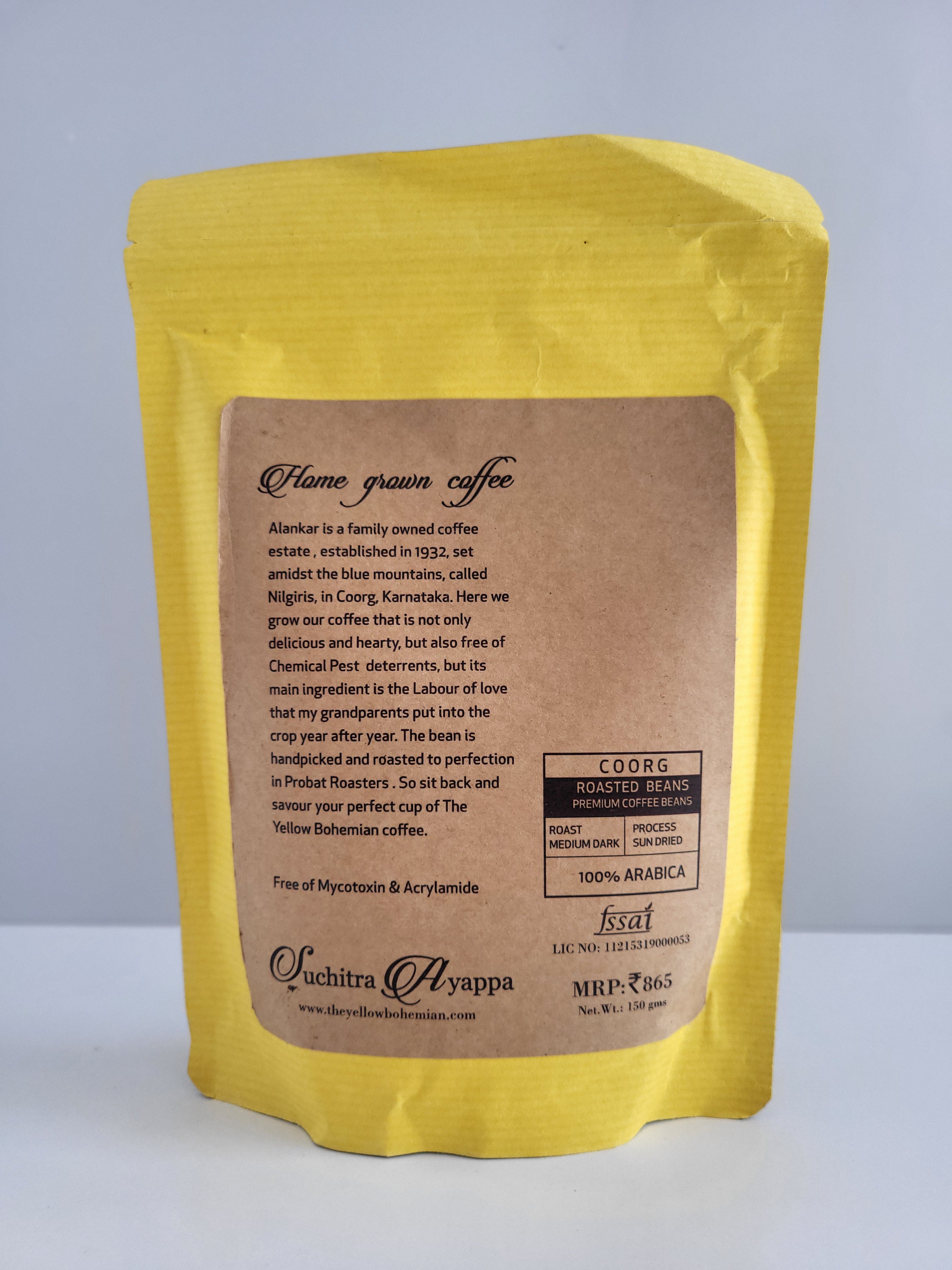 The Yellow Bohemian Freeze Dried Organic Instant Coffee
