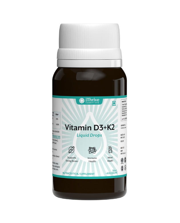 iThrive Essentials Vitamin D3 + K2  in MCT Oil - 30ml