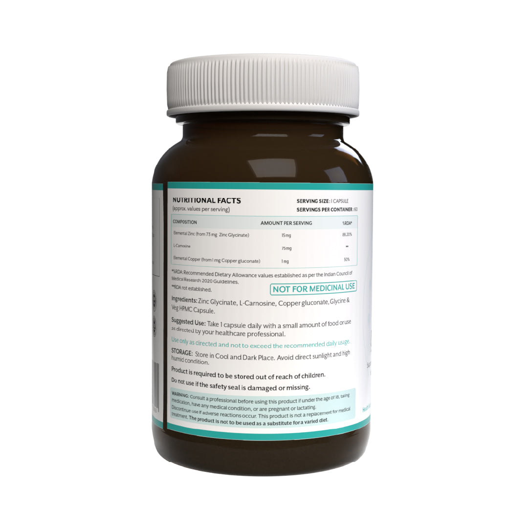 Zinc Defense with Copper & Lcarnosine Buy Zinc Supplement Online