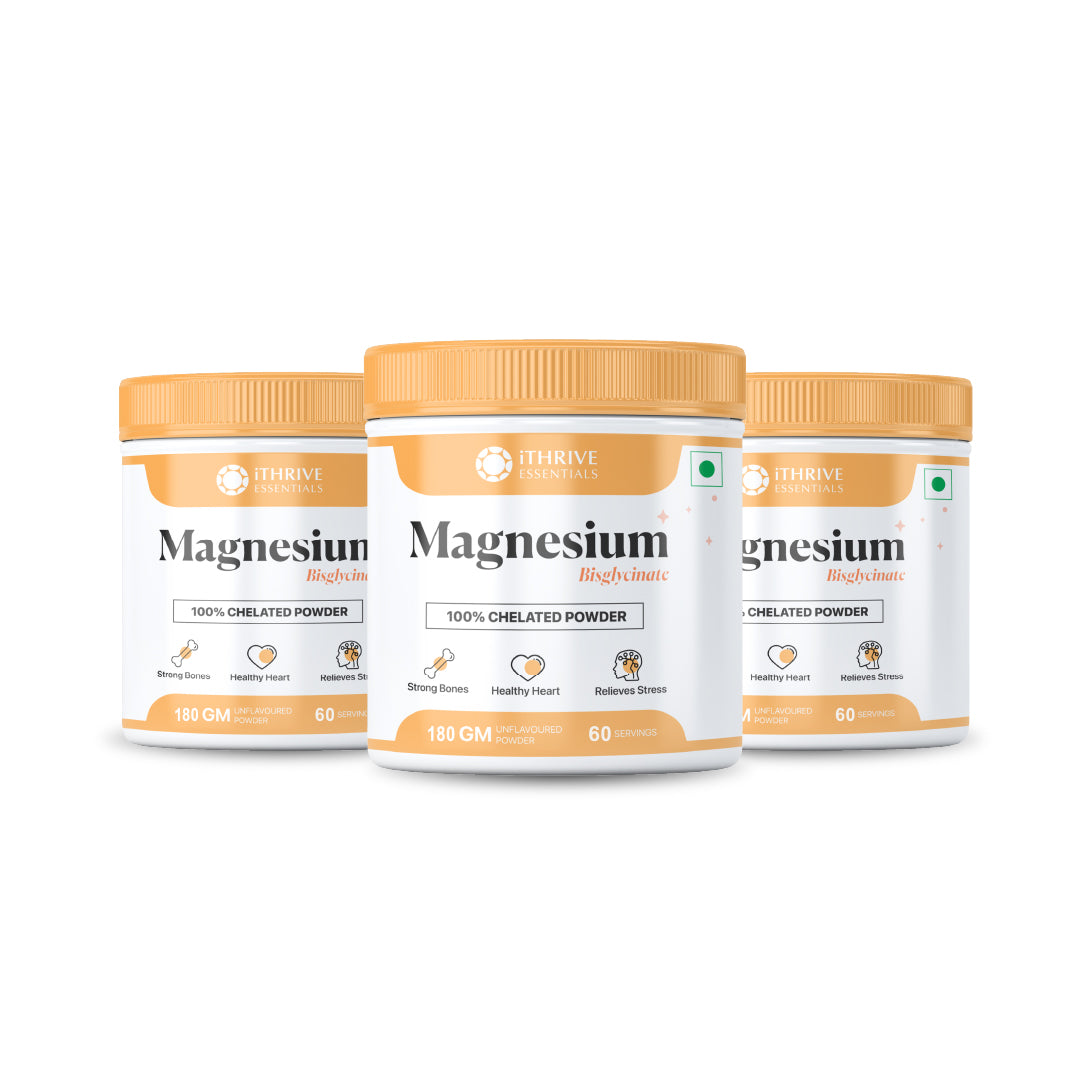 iThrive Essentials Magnesium Bisglycinate Powder - 180gm iThrive Essentials